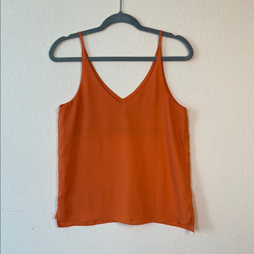 Shinestar Orange Sleeveless Camisole Top